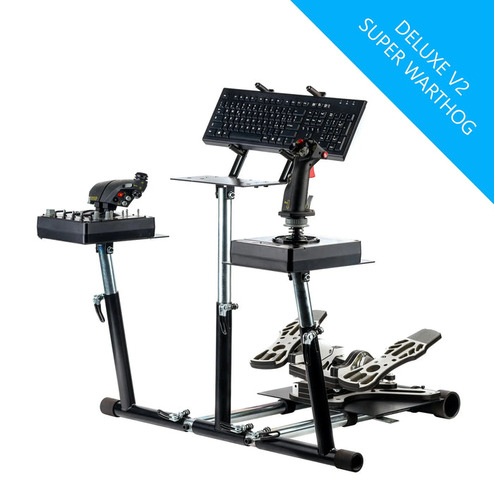 Wheel Stand Pro for Thrustmaster HOTAS WARTHOG™, Saitek X-55, X52/Pro, X65 – Deluxe V2 Wheel Stand Pro