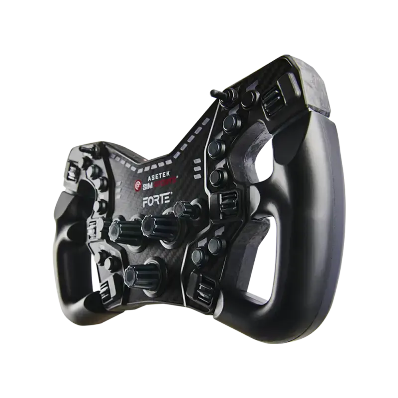 ASETEK SIMSPORTS - FORMULA LMP HANDLES - Forte formula wheel - side view