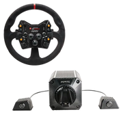 Asetek SimSports Forte 18NM Direct Drive GT Bundle - Alcantara