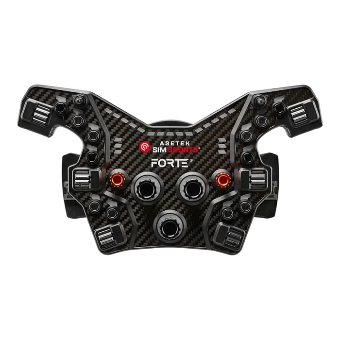 Asetek SimSports - Forte Formula Button Box (Black Aluminum) - Button Box
