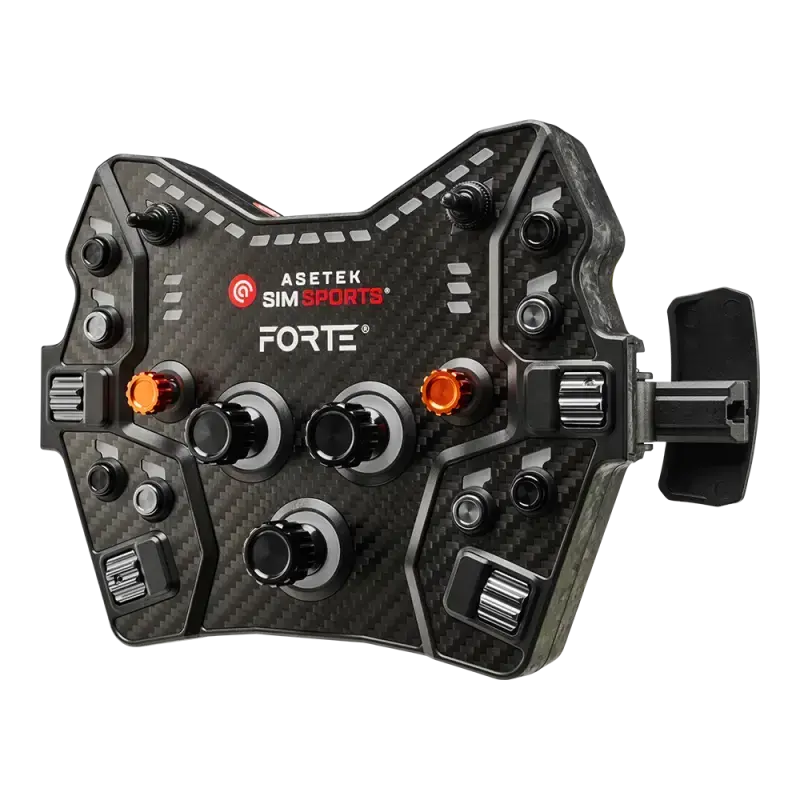 Asetek SimSports Forte GT Button Box (Black Aluminum) - Button Box