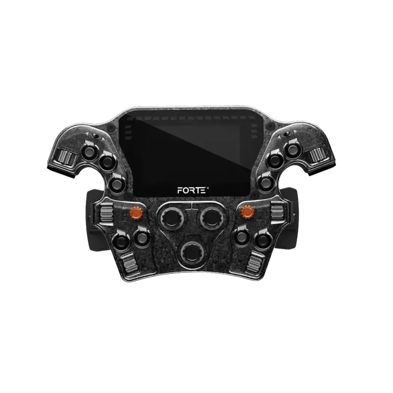 Asetek SimSports Forte® Formula Pro Steering Wheel - None - Button Box
