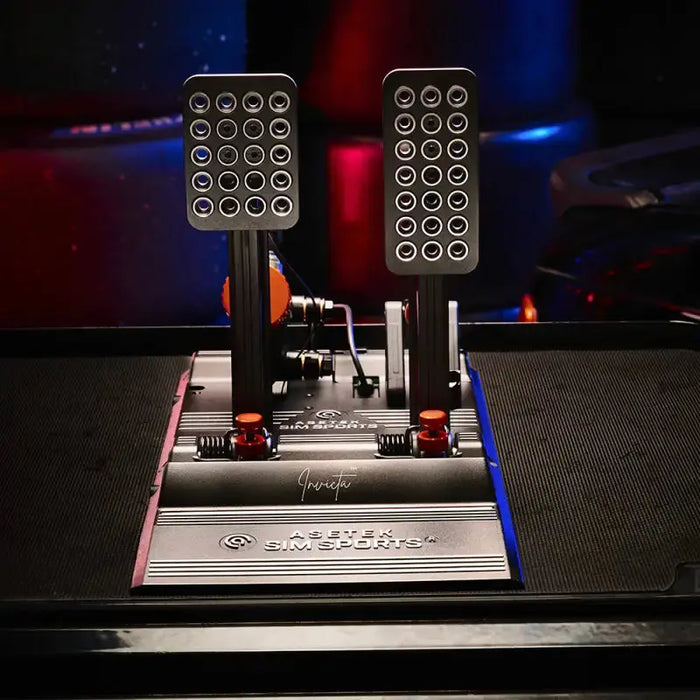 Asetek SimSports Invicta™ Pedals T.H.O.R.P.™ II Throttle and Brake Pedals - Sim Pedals