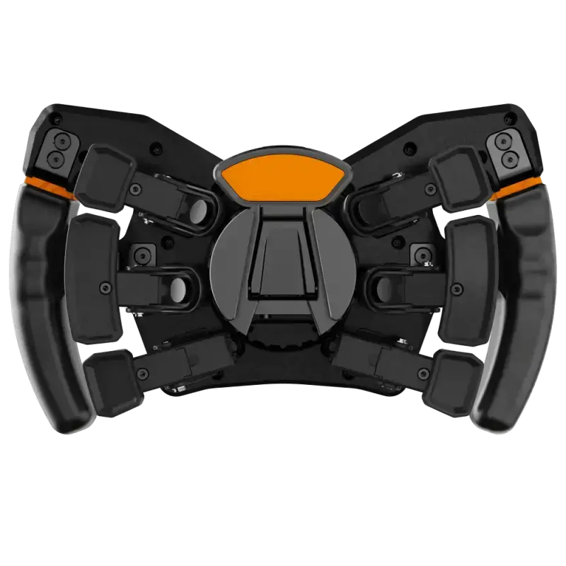 ASETEK Forte Formula Steering Wheel Clutch Paddles - on wheel