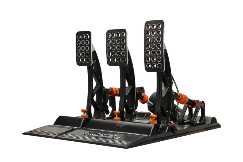 Asetek SimSports® Invicta™ Hydraulic Pedals - Throttle Brake and Clutch - Sim Pedals