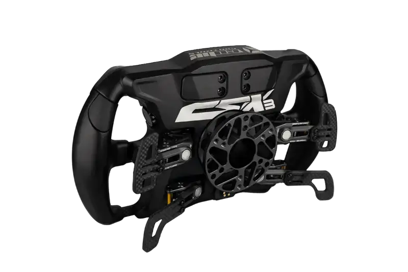 CUBE CONTROLS CSX3 Wheel ADD-ON - Black Clutch and shifter view