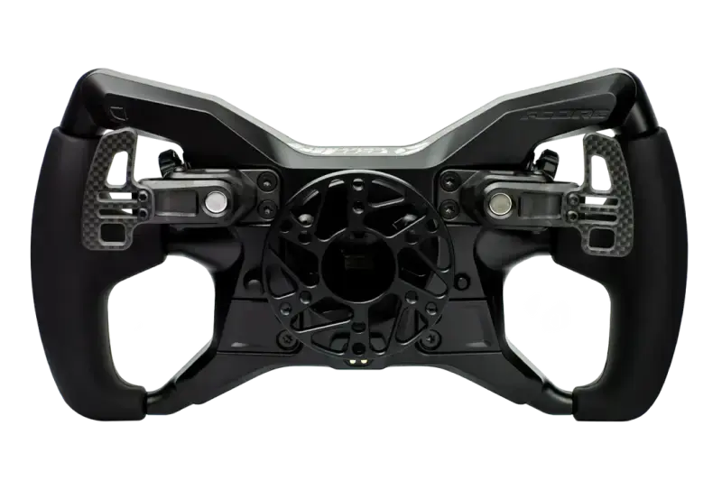 CUBE CONTROLS F-CORE FORMULA SIM RACING STEERING WHEEL - Black Hub / PADDLES 2 + (Aluminium) - Steering Wheel