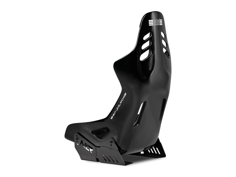 Next Level Racing ES3 Elite Fiberglass Sim Racing Seat rear three-quarter view