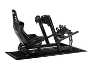 Next Level Racing ES3 Elite Fiberglass Sim Racing Seat simulator setup view
