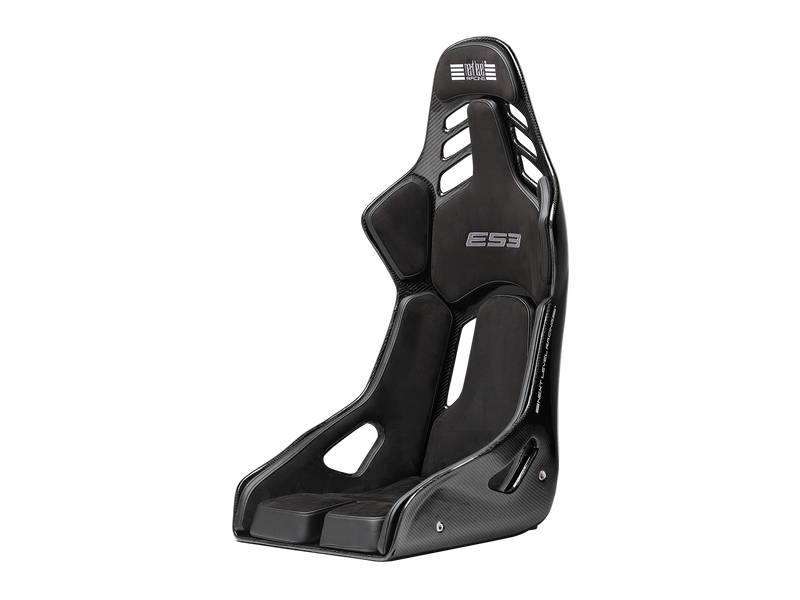 Next Level Racing ES3 Elite Carbon Fiber Sim Racing Seat angled view
