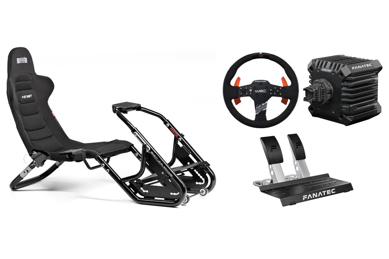 Next Level Racing F-GT Shift + Fanatec CSL DD QR2 WRC 5 Nm Racing Bundle