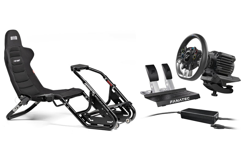 Next Level Racing F-GT Shift + Fanatec Gran Turismo DD Pro 8 Nm Racing Bundle