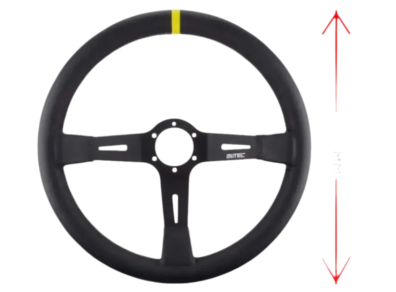 LTEC - 3 Spaaks Leer 65mm Diep - Steering Wheel