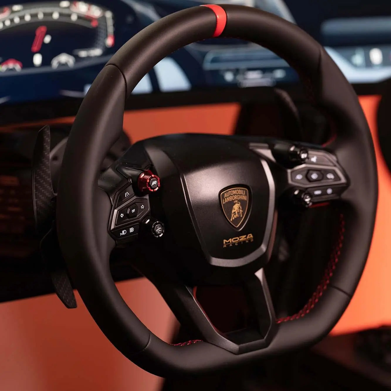 Moza Racing Lamborghini Revuelto Sim-Racing Steering Wheel - Sim Race ...