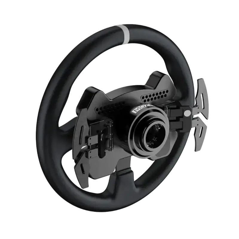 Moza Racing R12 Direct Drive Wheel Base – V2 + CS V2P Steering Wheel – Bundle - Wheel base + wheel