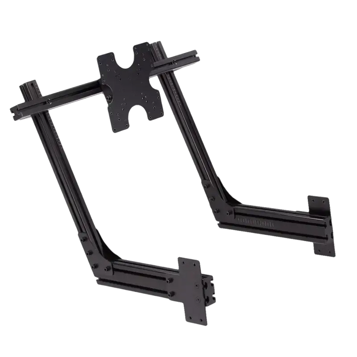 NEXT LEVEL RACING - ELITE DIRECT MONITOR MOUNT – BLACK EDITION - front view