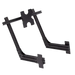 NEXT LEVEL RACING - ELITE DIRECT MONITOR MOUNT – BLACK EDITION - front view