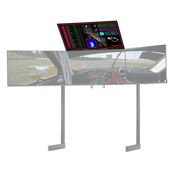 Next Level Racing - Elite Free Standing Quad Monitor - Black Edition - Add-On - mounted on tripple stand