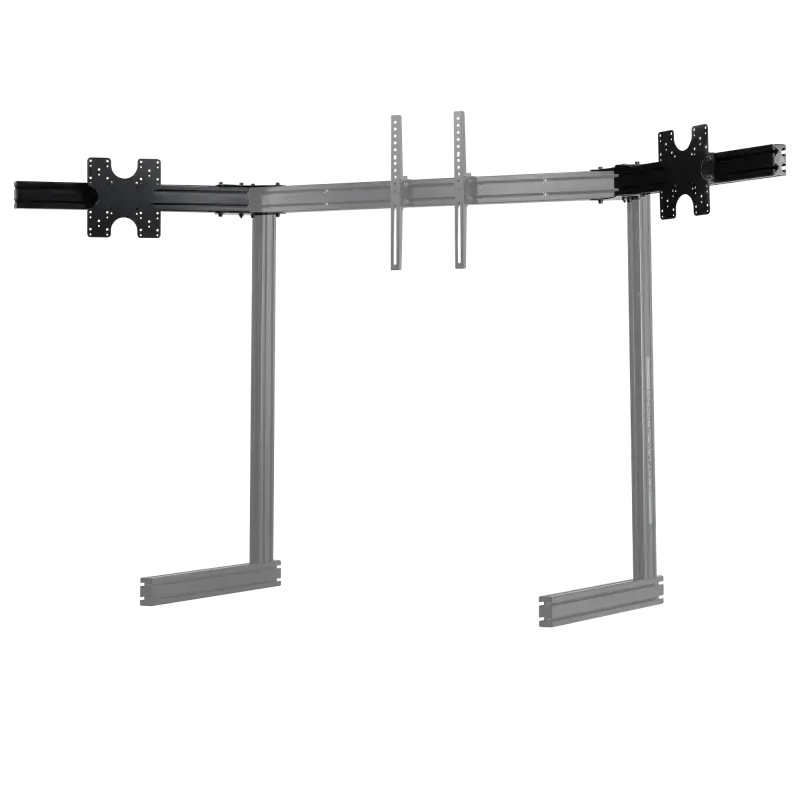 Next Level Racing - Elite Free Standing Triple Add-On - Black Edition - side view