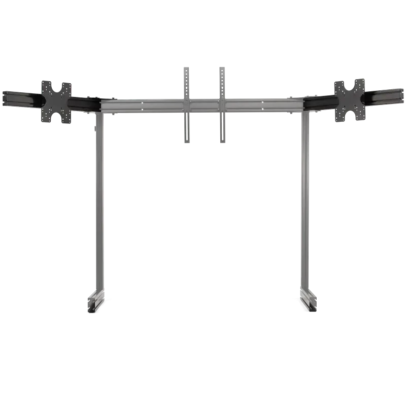 Next Level Racing - Elite Free Standing Triple Add-On - Black Edition - front view