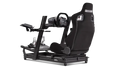 Next Level Racing - ELITE KEYBOARD AND MOUSE TRAY- BLACK EDITION - Mounted on a GT-Elite