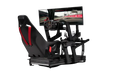 NEXT LEVEL RACING - F-GT ELITE DIRECT MONITOR MOUNT – CARBON GREY - in action