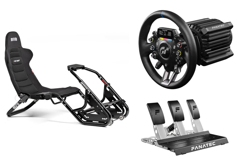 Next Level Racing F-GT Shift + Fanatec DD Extreme + CSL Load Cell Racing Bundle