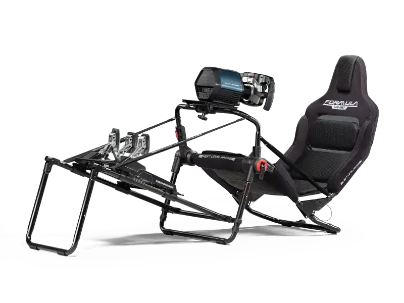 Next Level Racing - Formula Lite Pro Cockpit - Thrustmaster T818 - front view