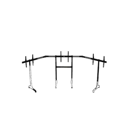 Next Level Racing - Free Standing Triple Monitor Stand - Monitor Stand
