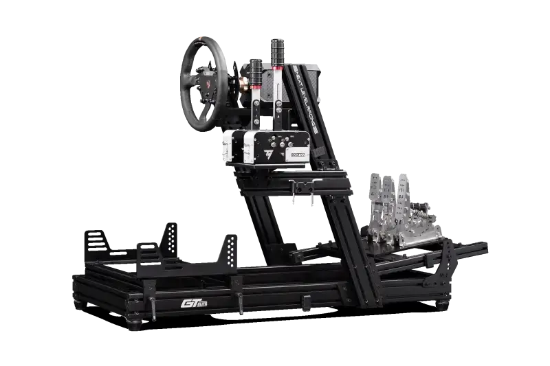 Next Level Racing GT-ELITE WHEEL PLATE EDITION - back view + Fanatec