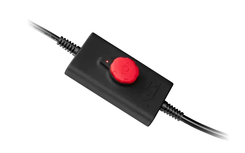 Next Level Racing HF8 HAPTIC GAMING PAD - on off button