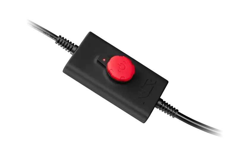 Next Level Racing HF8 HAPTIC GAMING PAD - on off button