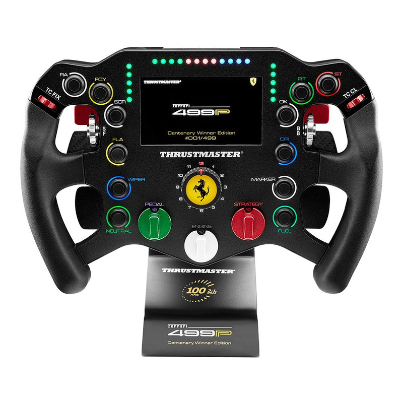 Thrustmaster Ferrari 499P Wheel Add-On Centenary Winner Edition — official product photo