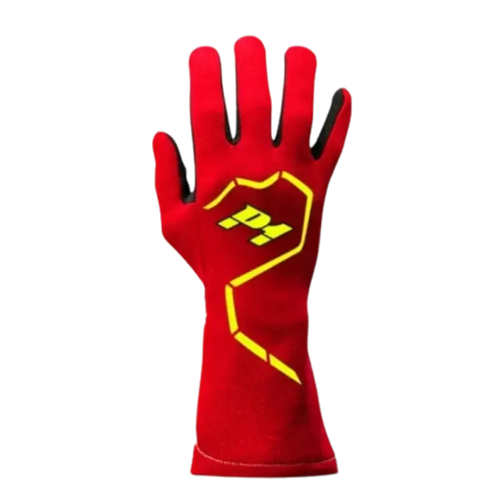 P1 - FAST GLOVES - Red / 7 - Karting Gloves