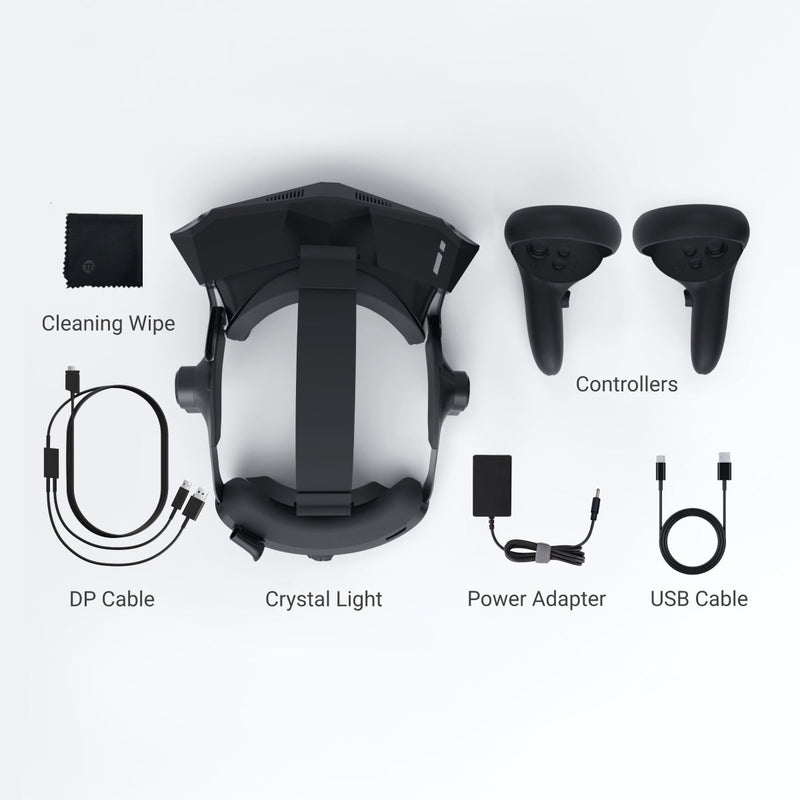 Pimax Crystal Light official package contents