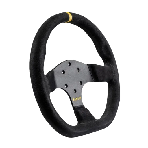 Sabelt - 3 Spaaks Zwart Suede GT Flat SW-733 - Steering Wheel