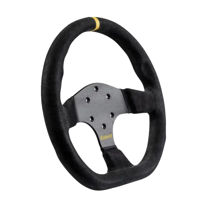 Sabelt - 3 Spaaks Zwart Suede GT Flat SW-733 - Steering Wheel