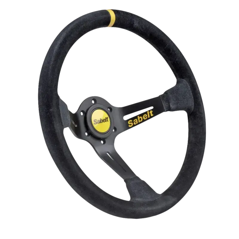 Sabelt 3 Spaaks Zwart Suede SW-390 - Steering Wheel