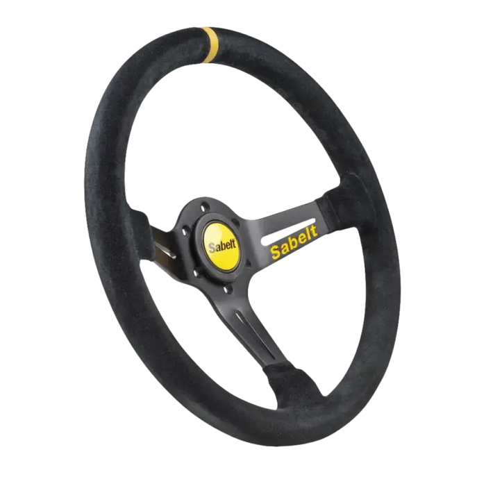 Sabelt - 3 Spaaks Zwart Suede SW-465 - Steering Wheel