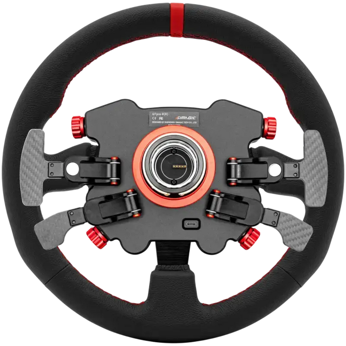 Simagic GT1 steering wheel with Pro HUB / Knob - Leather - Steering Wheel