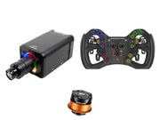 Simagic Alpha EVO 12 Nm + Bavarian Sim Tec Steering Wheel + QR-A Bundle — Bavarian Sim Tec ALPHA Sim Steering Wheel — Advanced (ShifterPull & Clutch)