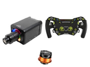 Simagic Alpha EVO Sport 9 Nm + SOELPEC Steering Wheel + QR-A Bundle — SOELPEC Spectra LT – Formula-Style RGB Sim Racing Wheel — NEON