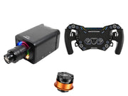 Simagic Alpha EVO Sport 9 Nm + SOELPEC Steering Wheel + QR-A Bundle — SOELPEC Spectra LT – Formula-Style RGB Sim Racing Wheel — BASALT