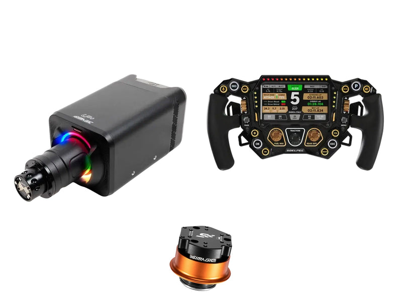 Simagic Alpha EVO 12 Nm + SOELPEC Steering Wheel + QR-A Bundle — SOELPEC - Spectra XR — COPPER