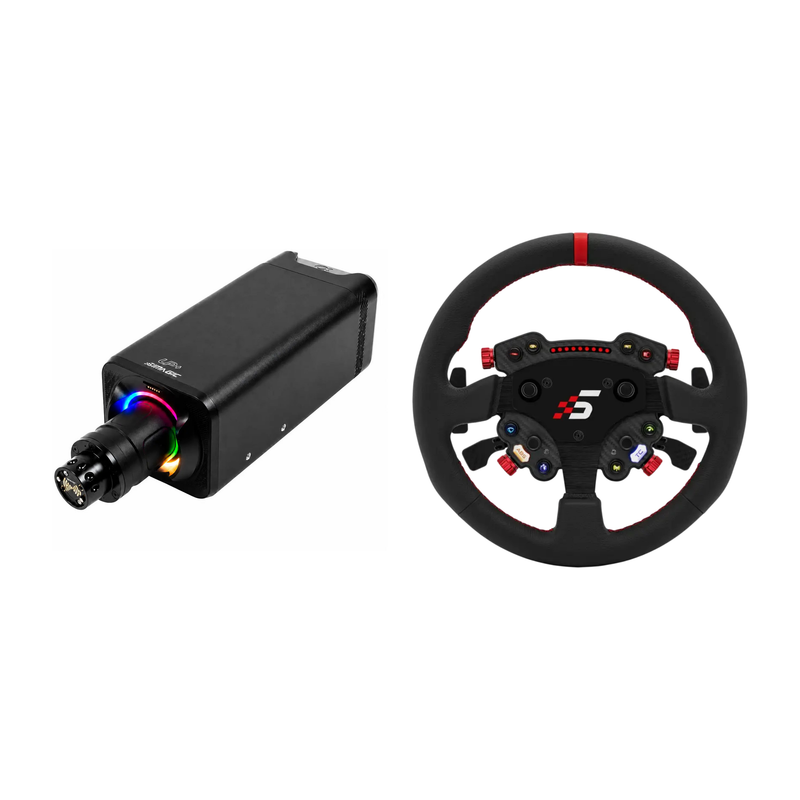 Simagic Alpha EVO Ultra 28 Nm + GT1 with Pro HUB / Knob - Leather Bundle