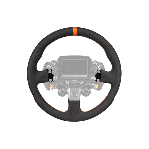 Simagic ZS-330RR Suede replacement steering wheel rim, without hub