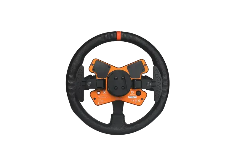 Simucube Tahko Round-23 Wheel Orange and Black Edition - Steering Wheel