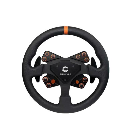 Simucube Tahko Round-23 Wheel Orange and Black Edition - Black Edition - Steering Wheel