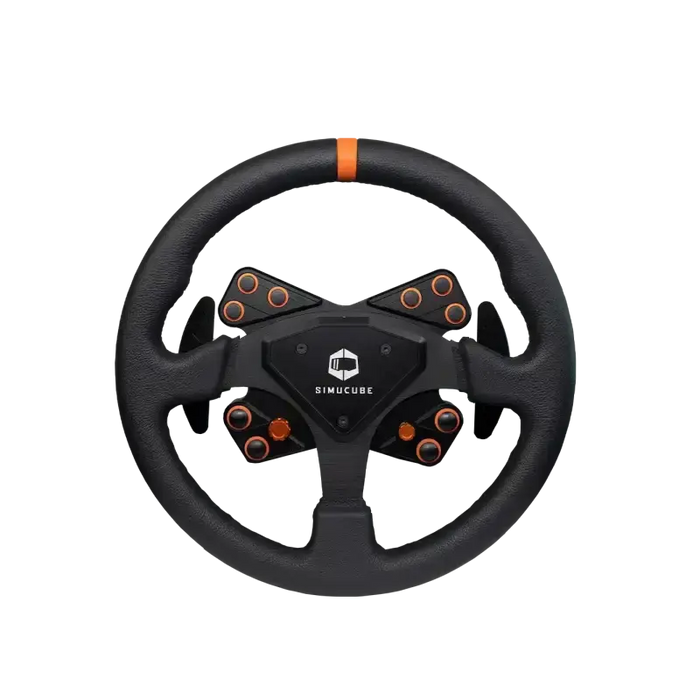 Simucube Tahko Round-23 Wheel Orange and Black Edition - Black Edition - Steering Wheel