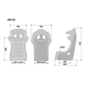 Sparco ADV-SC FIA 8862-2009 Carbon Racing Seat – official product view 3